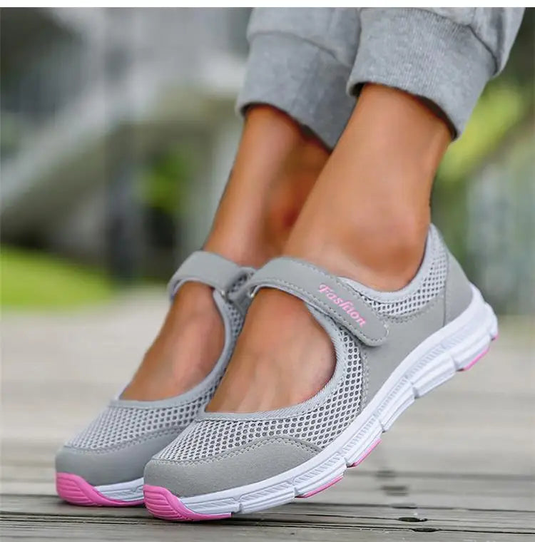 Tênis feminino de slip-on vulcanizado respirável, FRETE GRÁTIS