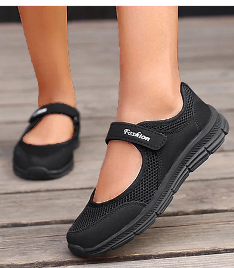 Tênis feminino de slip-on vulcanizado respirável, FRETE GRÁTIS