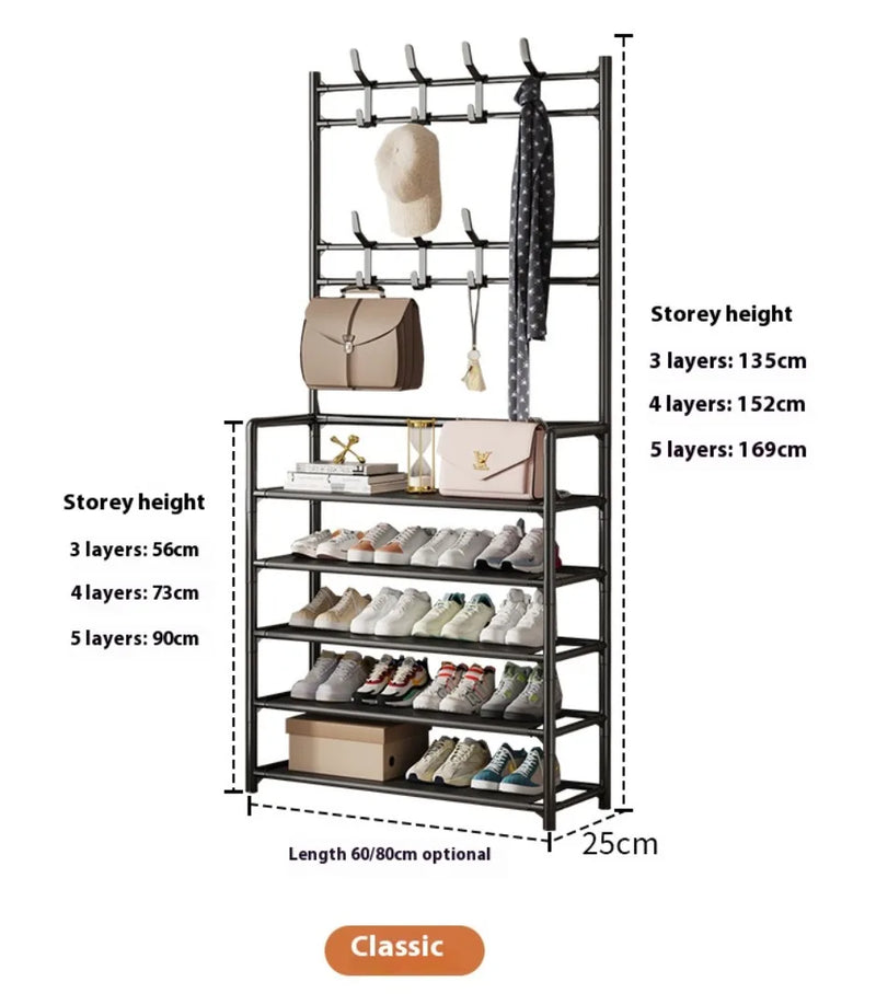 Cabides de sapatos multi-camada, organizador da sala de estar, FRETE GRÁTIS