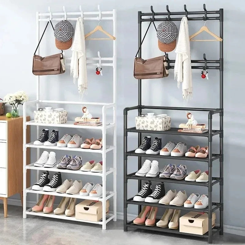 Cabides de sapatos multi-camada, organizador da sala de estar, FRETE GRÁTIS