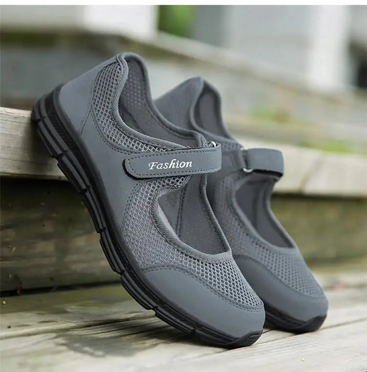 Tênis feminino de slip-on vulcanizado respirável, FRETE GRÁTIS