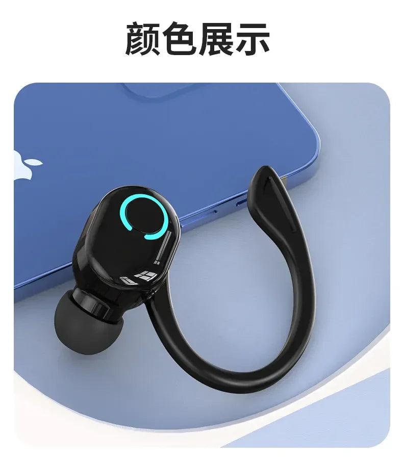 Fones de ouvido sem fio, Bluetooth 5.2, mini fones de ouvido mãos livres