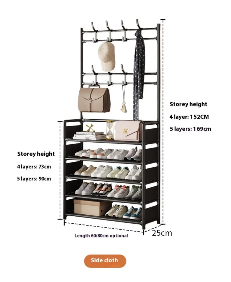 Cabides de sapatos multi-camada, organizador da sala de estar, FRETE GRÁTIS