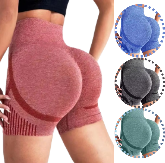 Kit 3 Short Levanta Bumbum Feminino Academia Yoga Fitness, FRETE GRÁTIS