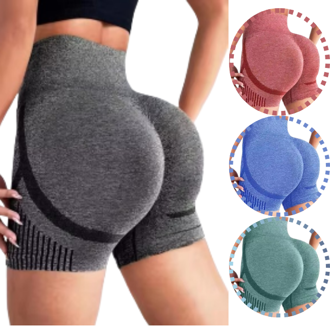 Kit 3 Short Levanta Bumbum Feminino Academia Yoga Fitness, FRETE GRÁTIS