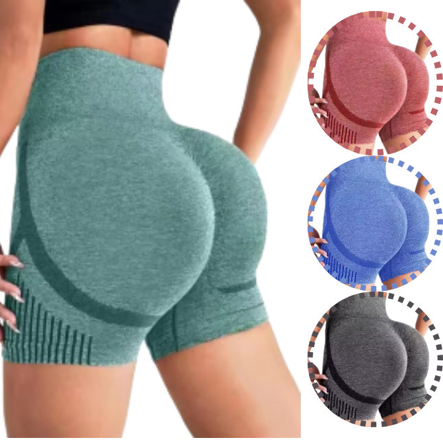 Kit 3 Short Levanta Bumbum Feminino Academia Yoga Fitness, FRETE GRÁTIS