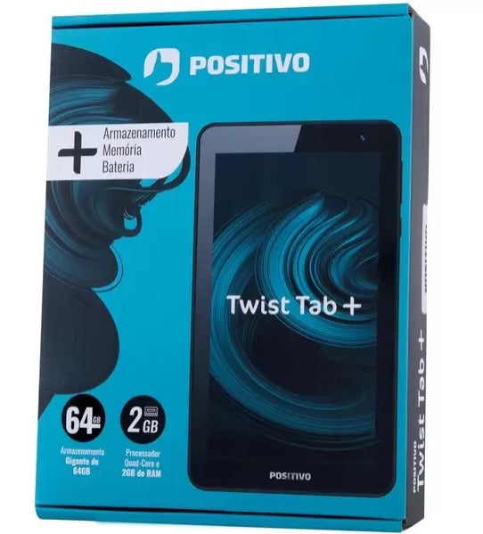 Tablet Positivo Twist Tab+ 2gb Ram, 64gb, 7 , Android 11 Go, Bateria 3100mah - Grafite FRETE GRÁTIS