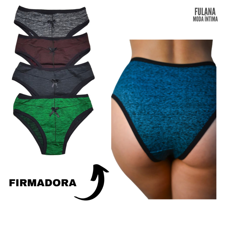 Kit 3 Calcinha Firmadora Suplex Cós Alto Lateral Larga Conforto  FRETE GRÁTIS