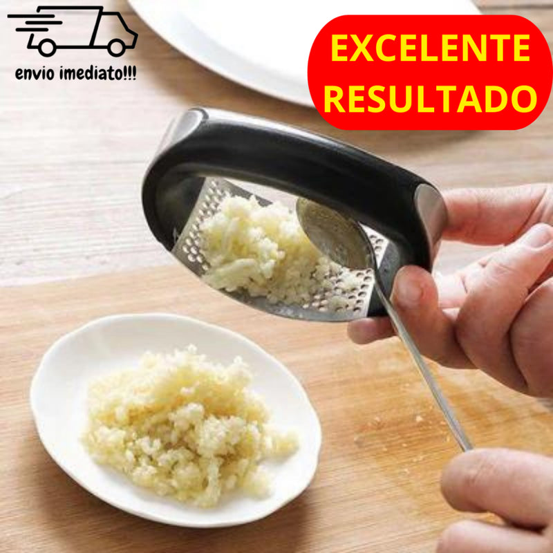 Kit Amassador de Batata + Descascador de Legumes 3 em 1 + Amassador de Alho Inox Utensilios Cozinha