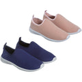 KIT 02 PARES Adulto TENIS LISO simples moda leve calce facil