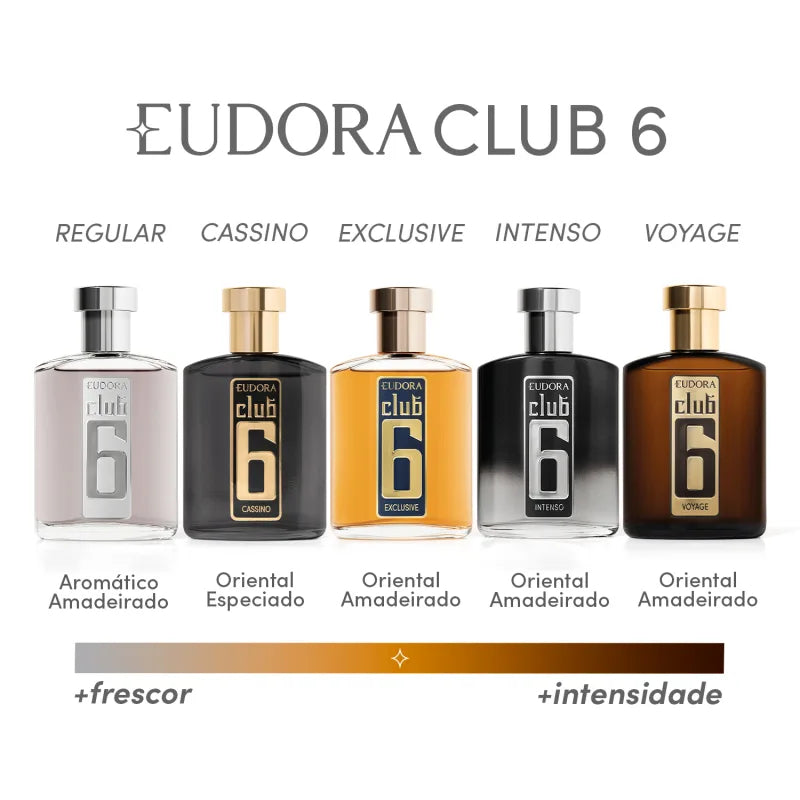 Club 6 Voyage Desodorante Colônia 95ml