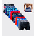 Kit Com Até 10 Cuecas Boxer Sem Costura Men Microfibra Adulto Masculino