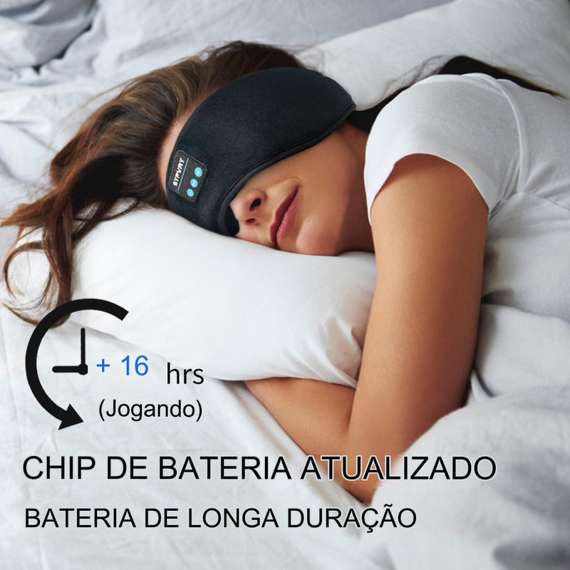 Masca de Olho Bluetooth Dormido tampão de ouvido para dormir, FRETE GRÁTIS